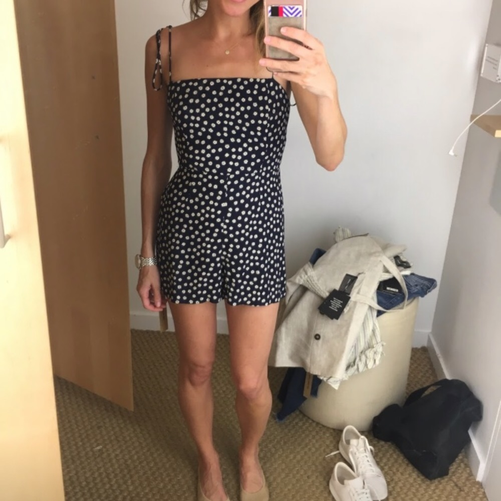 Navy romper